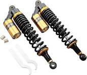 What do shock absorbers do on a motorcycle?