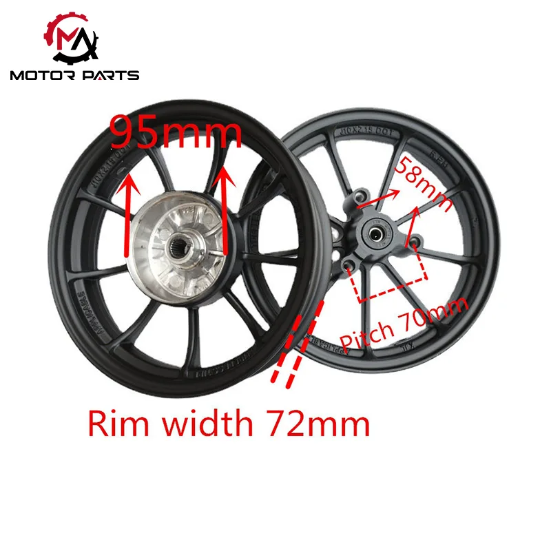 What causes excessive brake drag from a warped Honda DIO50 wheel hub