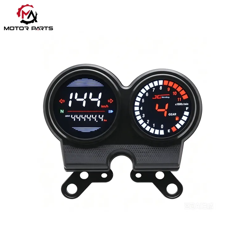 Is the Digital Dashboard Speedometer Tachometer for AKT125 NKD125 Motorcycle Waterproof and Durable in Heavy Rain