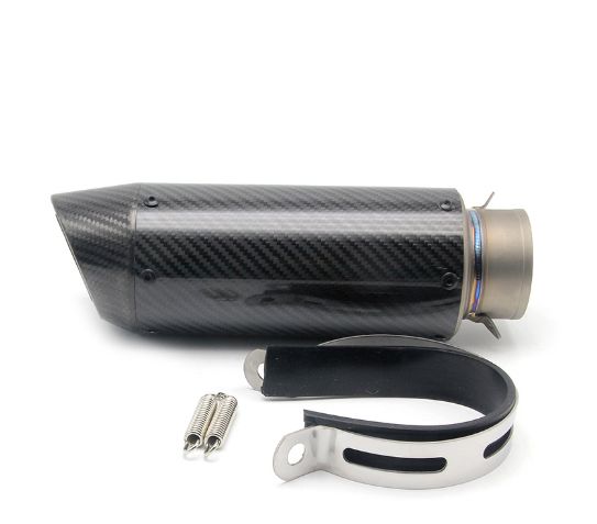 60mm or 51mm Carbon Fiber Exhaust Motorcycle Silencer Muffler