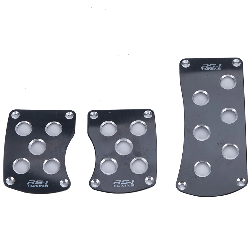 Car Non-Slip Brake Foot Pedals Aluminum Accelerator Brake Pedal Cover Mannual Auto
