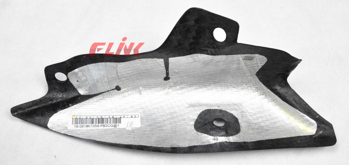 Carbon Fiber Exhaust Pipe Guard (K1058) for Kawasaki Zx10r 2021