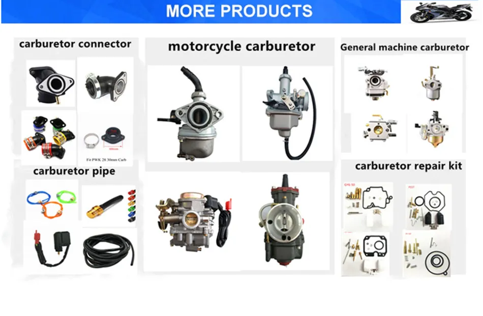 Cg125 Motorcycle Engine Parts 50cc 100cc 125cc 150cc Carburetor