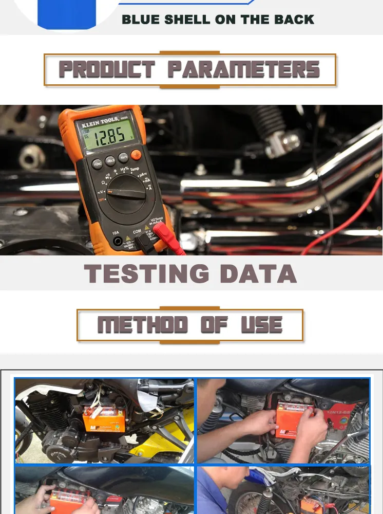 Compact Designed No Water Refilling Mf Factory Activated Gel Battery 12n3l-BS 12V 3ah Motorcycle Battery
