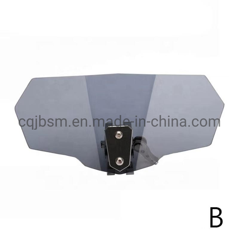 Cqjb New Style Adjustable Universal Wholesale Price Motorcycle Shield Windshield