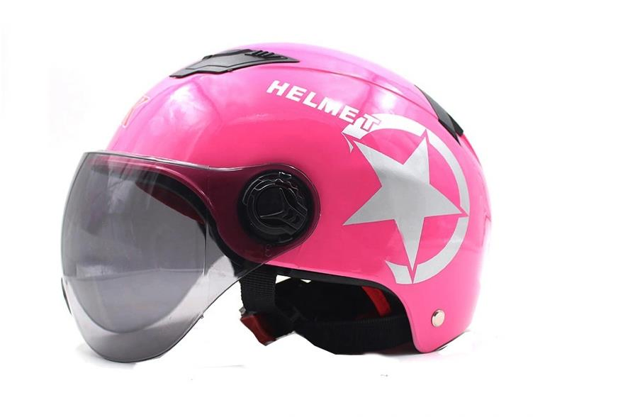 Fashionable Safety Protective Half Face Motorcycle Helmet Riding Electric Bicycle Helmet Hard Hat Bike Helmet