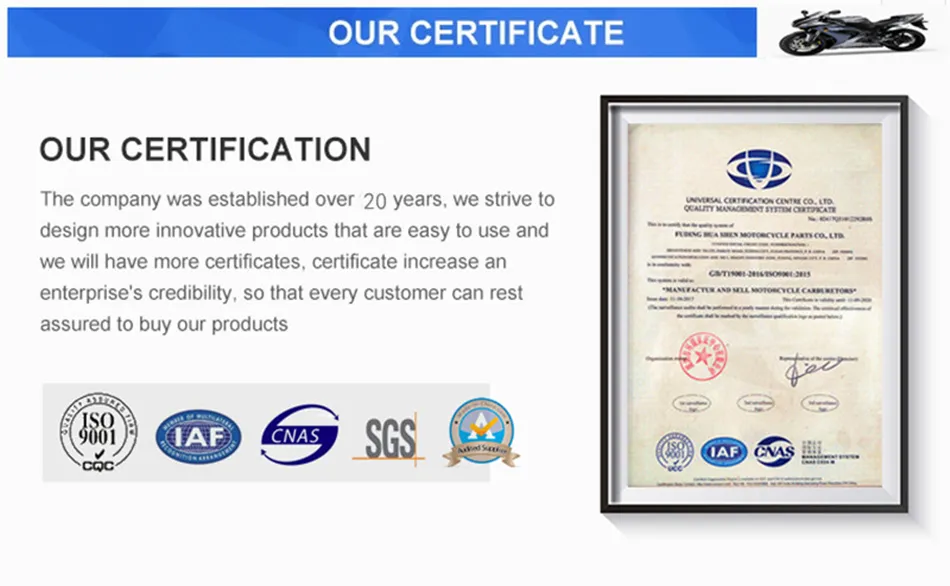 High Efficiency Pd18j Motorcycle Engine Systems Use for 50cc OEM Quality