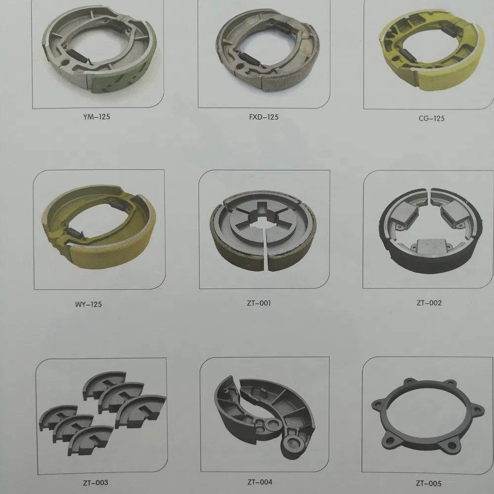 High Quality Motorcycle Brake Shoe Spare Parts for Jh70