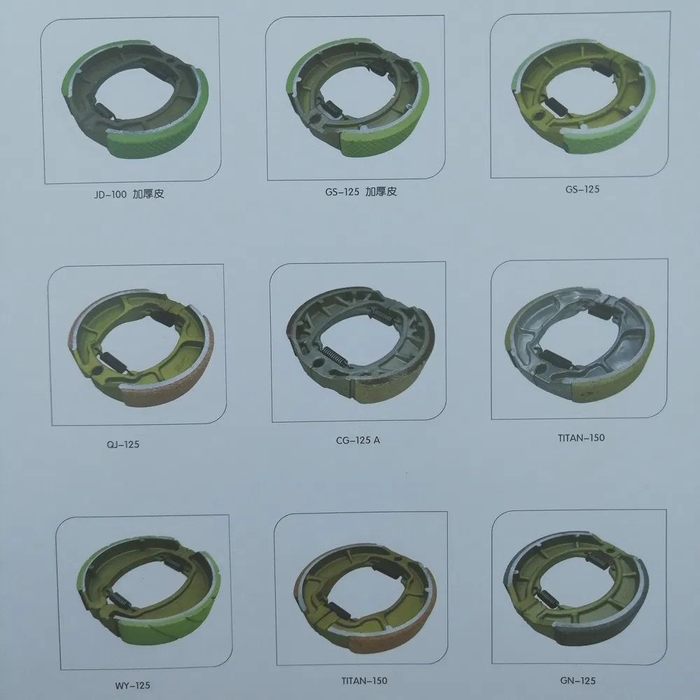 High Quality Motorcycle Brake Shoe Spare Parts for Jh70