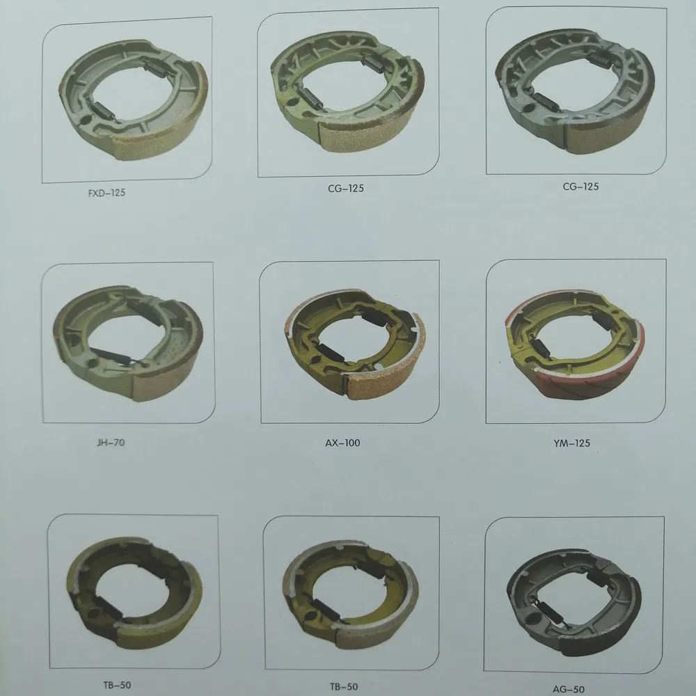 High Quality Motorcycle Brake Shoe Spare Parts for Jh70
