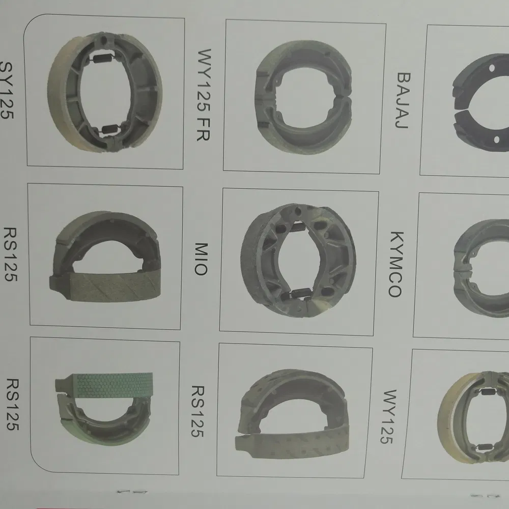 High Quality Motorcycle Brake Shoe Spare Parts for Jh70