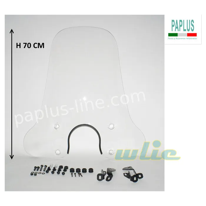 High Quality Motorcycle Parts Motorcycle Accessories Windscreen Windshield A200 (Maple, New)