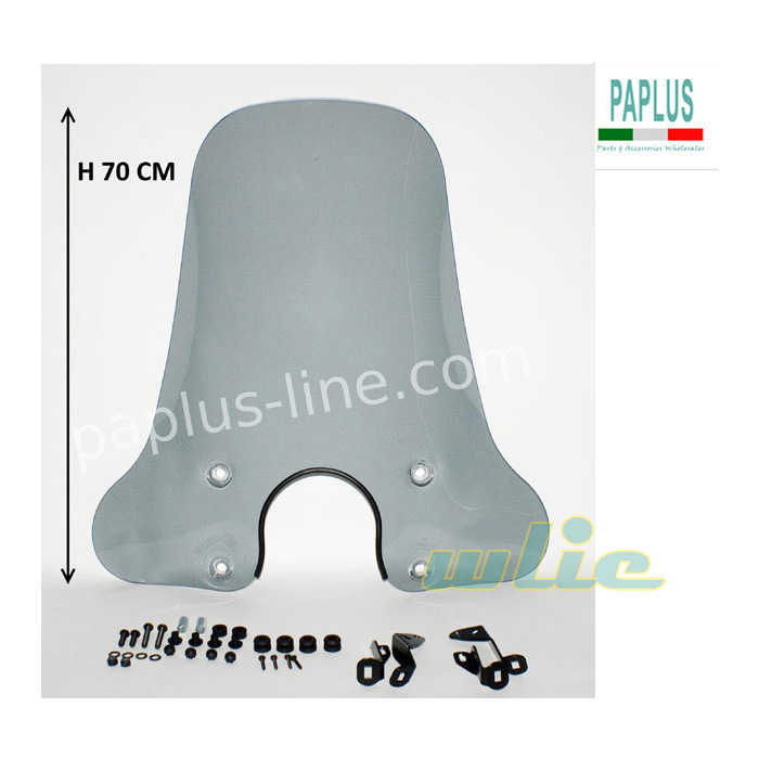 High Quality Motorcycle Parts Motorcycle Accessories Windscreen Windshield A200 (Maple, New)