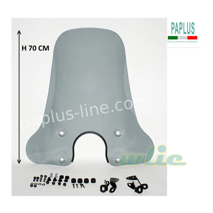 High Quality Motorcycle Parts Motorcycle Accessories Windscreen Windshield A200 (Maple, New)