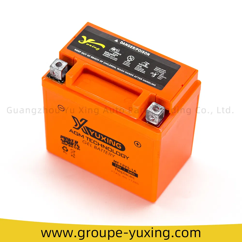 Hot Sale High Quality Motorcycle Parts Maintenance Free Battery: Mf12V5-1A