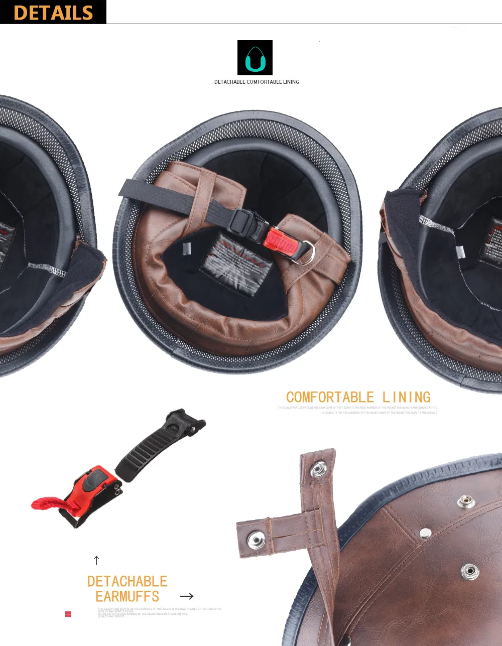 Motorcycle Accessories ABS German Helmet