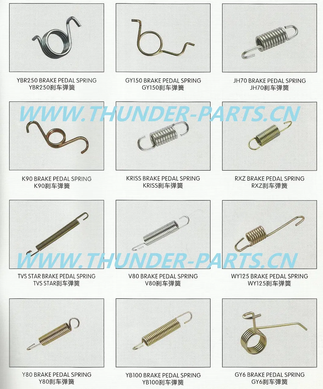 Motorcycle Hardwares/Springs/Screws/Nuts/Resortes/Tornillos/Tuercas/Moto Repuestos