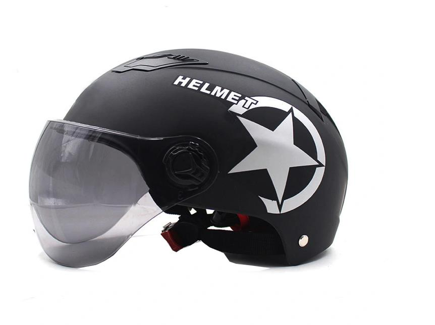 Motorcycle Helmet Scooter Bike Open Face Half Baseball Cap Anti-UV Safety Hard Helmet