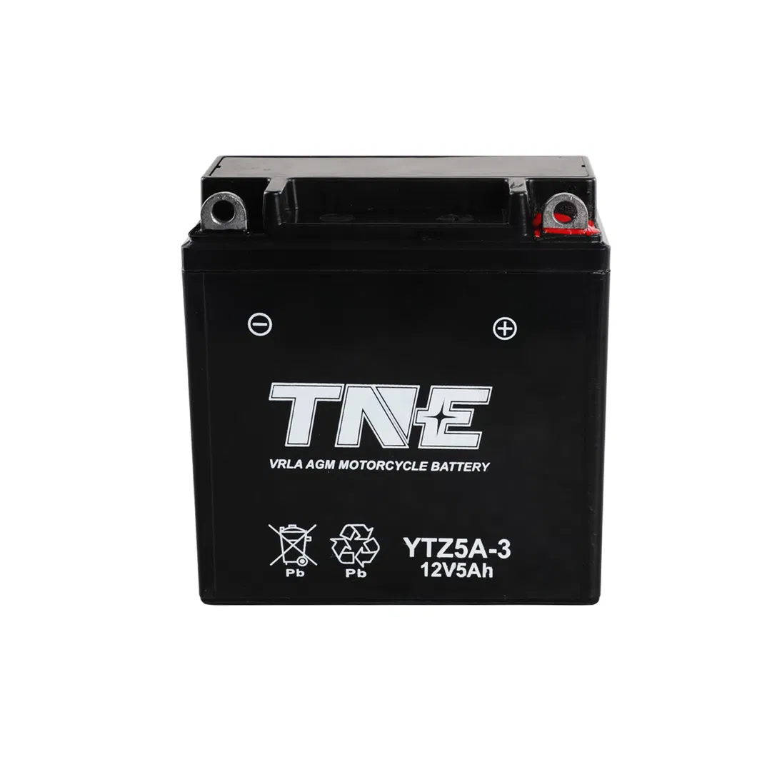 Motorcycle Parts Lead Acid/Lithium Ion LiFePO4 12V 5ah AGM/Gel Mf Motorcycle Battery for Scooter/E Bike