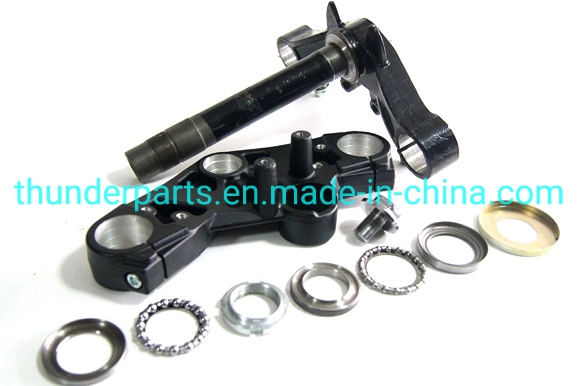 Motorcycle Top Bridge Steering Stem/Platina Superior Mensula Inferior Barras Dirreccion, Telescopica Base Timon Suzuki Ax100, Discover, Tvs160, King, Hlx125
