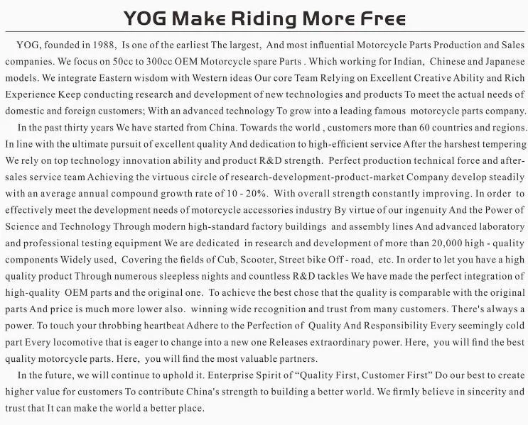 Yog Motorcycle Clutch Parts Motorcycle Variator Assy for Gy6125 Ds125