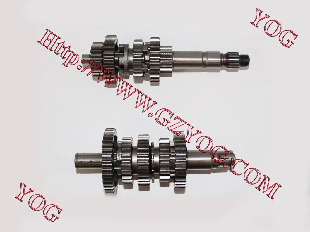 Yog Motorcycle Engine Main Counter Shaft Complete/Transmission Gear Comp.