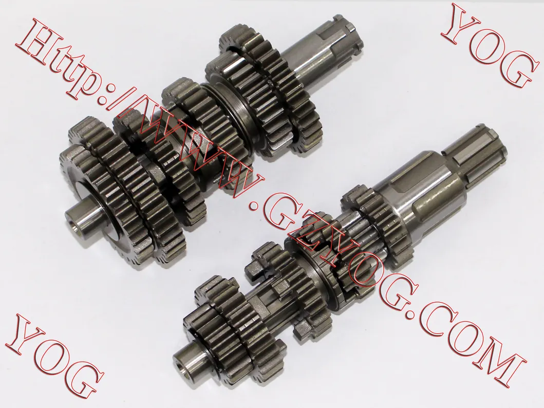 Yog Motorcycle Engine Main Counter Shaft Complete/Transmission Gear Comp.