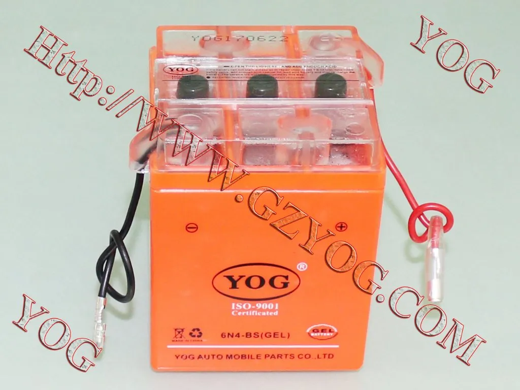 Yog Motorcycle Parts Automobile Spare Parts Mf Battery Gel for 6n4bsgel 12n5bsds Ytx5lbsgel