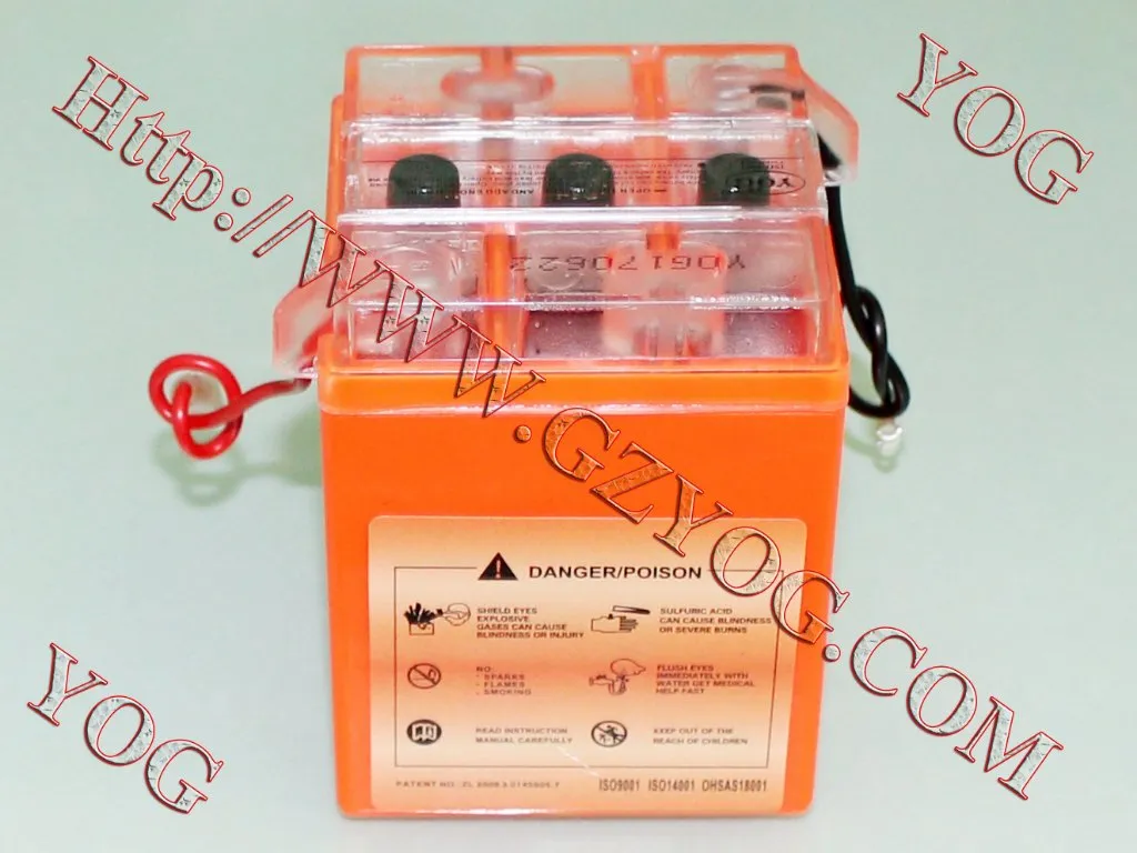 Yog Motorcycle Parts Automobile Spare Parts Mf Battery Gel for 6n4bsgel 12n5bsds Ytx5lbsgel