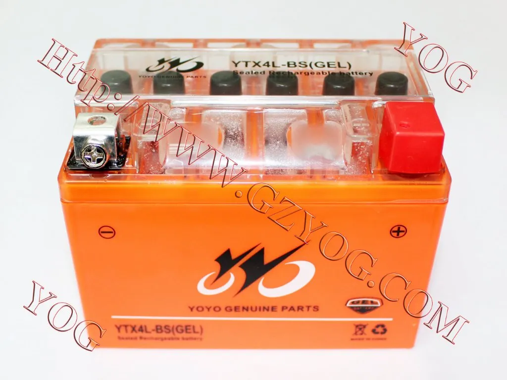 Yog Motorcycle Parts Automobile Spare Parts Mf Battery Gel for 6n4bsgel 12n5bsds Ytx5lbsgel