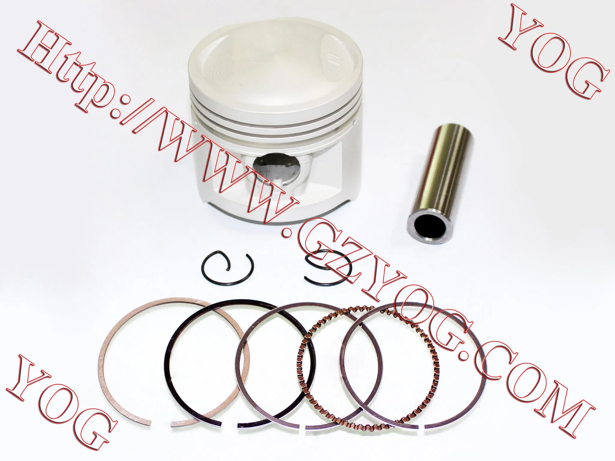 Yog Motorcycle Spare Parts-Piston and Piston Kit for Honda Tvs Star Bajaj YAMAHA Suzuki.
