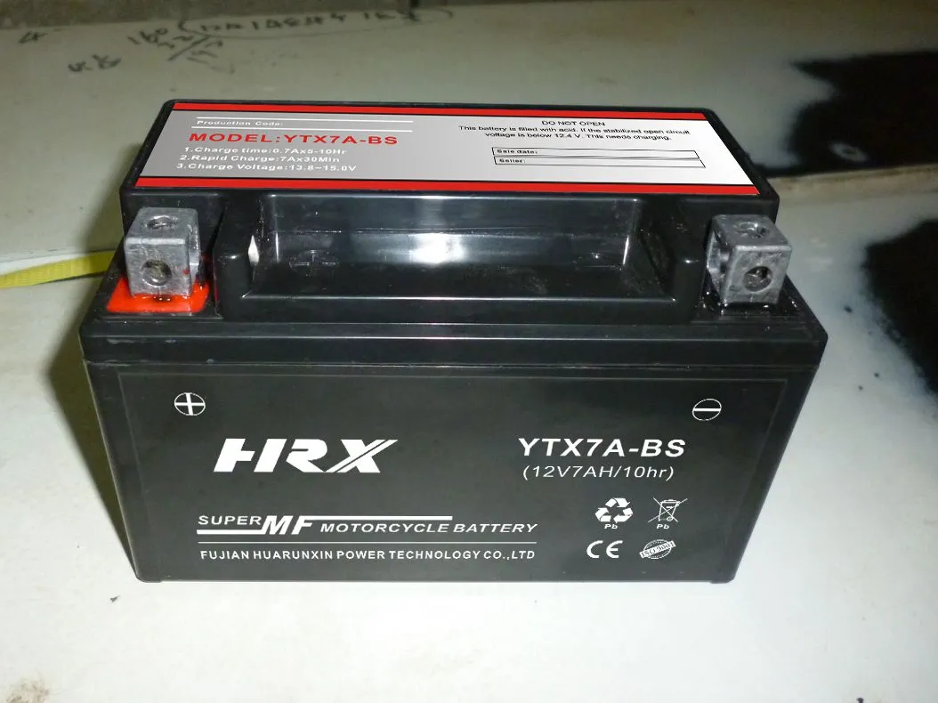 Ytx12-BS Good Quality Sealed Mf 12V 12ah Lead Acid Motorcycle Battery