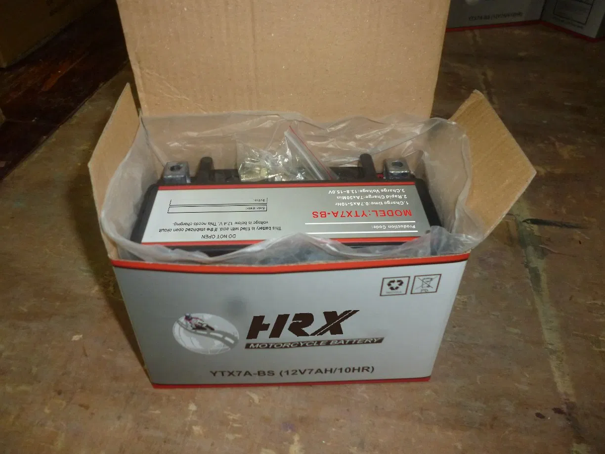 Ytx12-BS Good Quality Sealed Mf 12V 12ah Lead Acid Motorcycle Battery