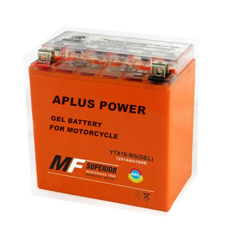 Ytx16-BS 12V 16ah Mf Storage Lead Acid Gel Motorcycle Batteries